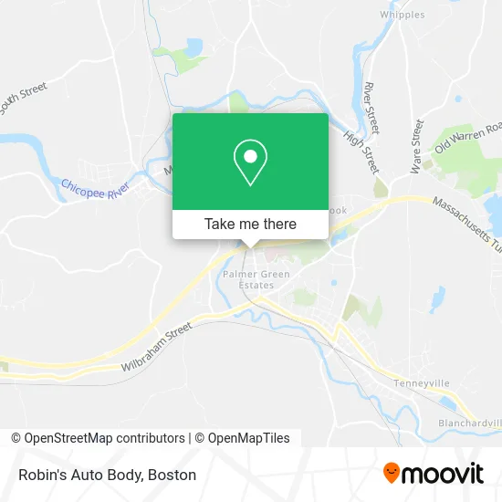 Robin's Auto Body map