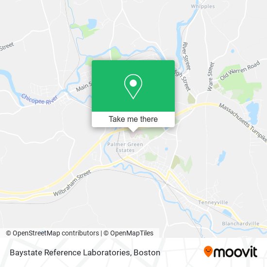 Baystate Reference Laboratories map