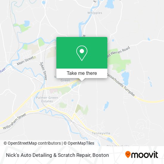 Nick's Auto Detailing & Scratch Repair map