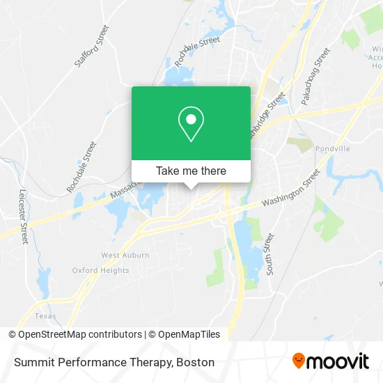 Summit Performance Therapy map