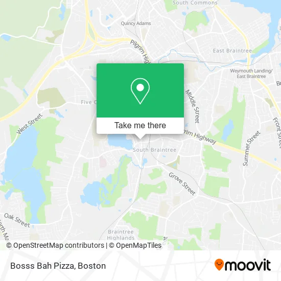 Bosss Bah Pizza map
