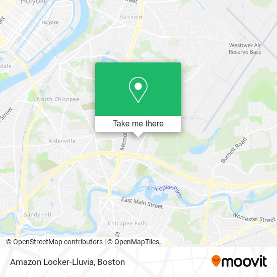 Mapa de Amazon Locker-Lluvia