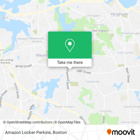 Mapa de Amazon Locker-Perkins