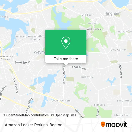 Amazon Locker-Perkins map