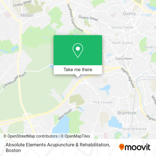 Absolute Elements Acupuncture & Rehabilitation map