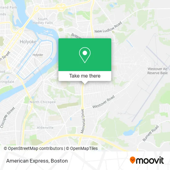 American Express map