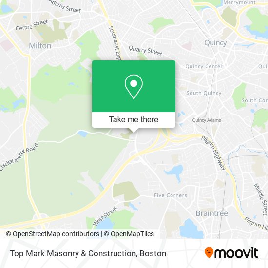 Mapa de Top Mark Masonry & Construction