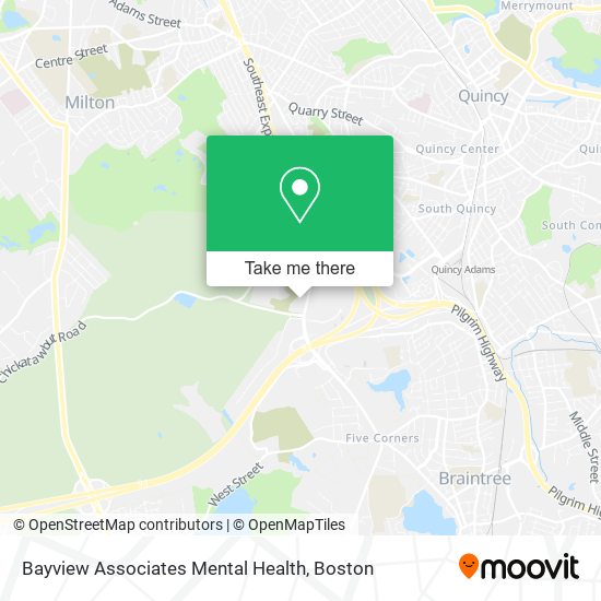 Bayview Associates Mental Health map