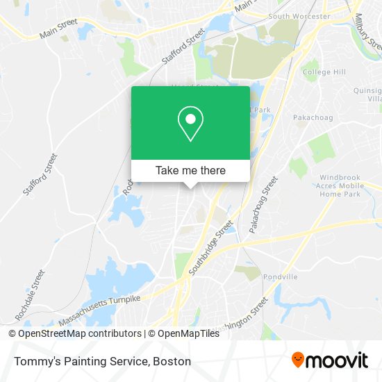 Tommy's Painting Service map