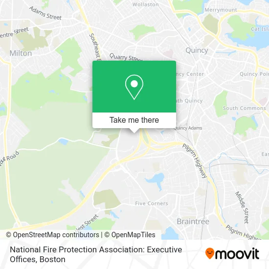 National Fire Protection Association: Executive Offices map