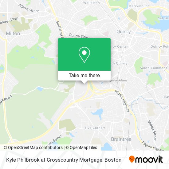 Kyle Philbrook at Crosscountry Mortgage map