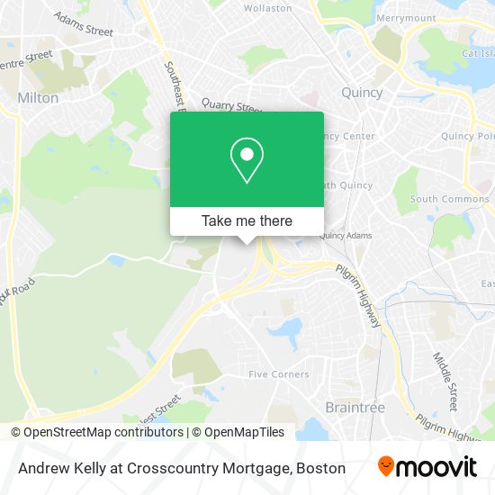 Andrew Kelly at Crosscountry Mortgage map