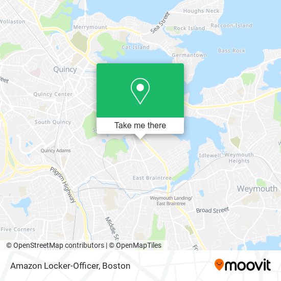 Amazon Locker-Officer map