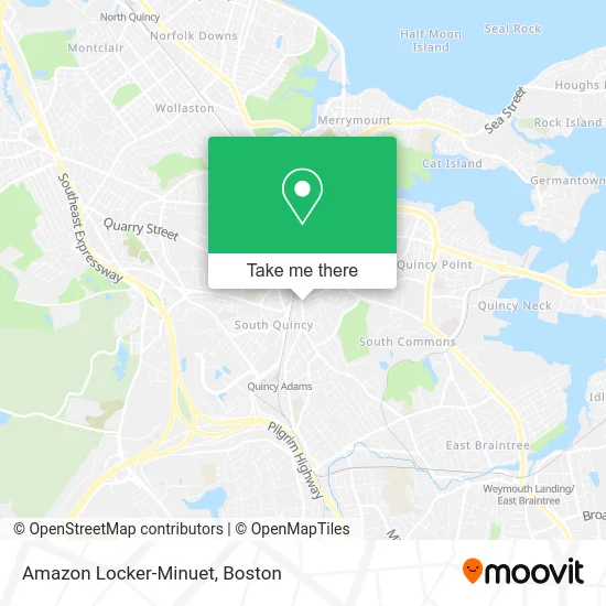 Amazon Locker-Minuet map