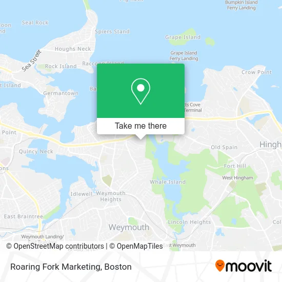 Roaring Fork Marketing map