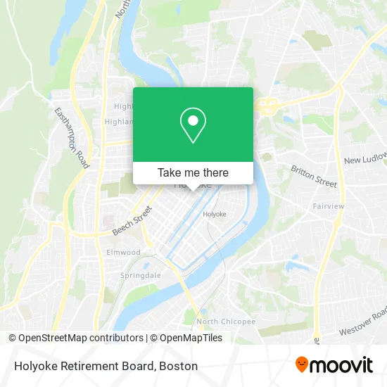 Holyoke Retirement Board map