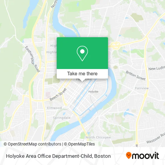 Holyoke Area Office Department-Child map