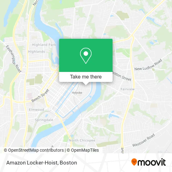 Amazon Locker-Hoist map