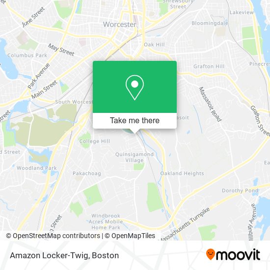 Amazon Locker-Twig map