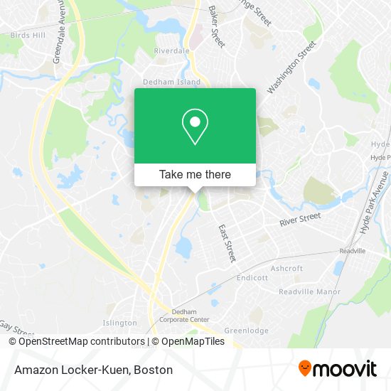 Amazon Locker-Kuen map