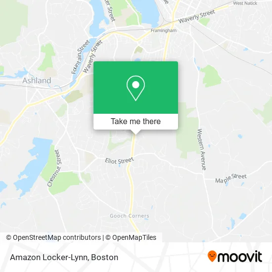 Amazon Locker-Lynn map