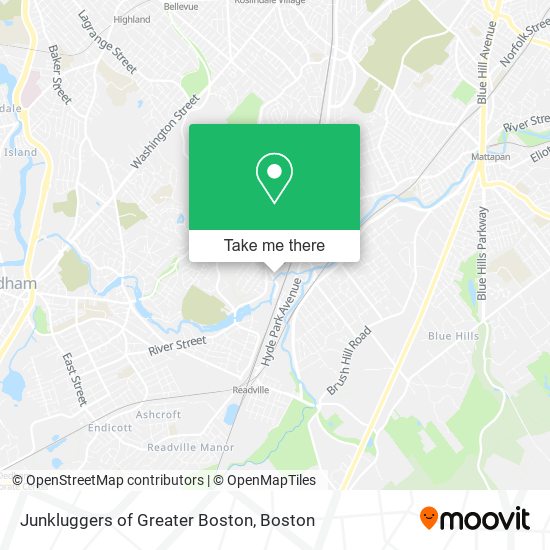 Mapa de Junkluggers of Greater Boston