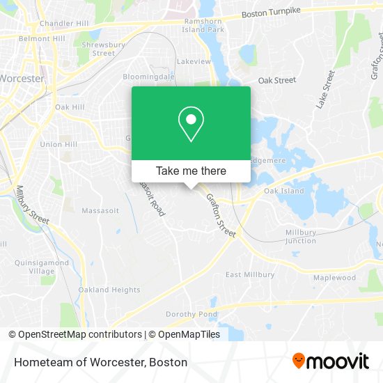 Mapa de Hometeam of Worcester