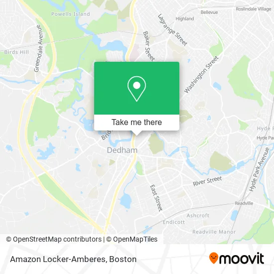 Mapa de Amazon Locker-Amberes
