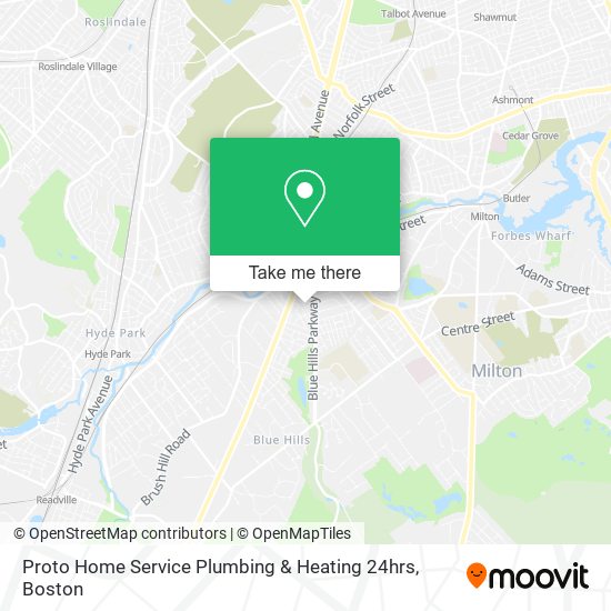 Mapa de Proto Home Service Plumbing & Heating 24hrs