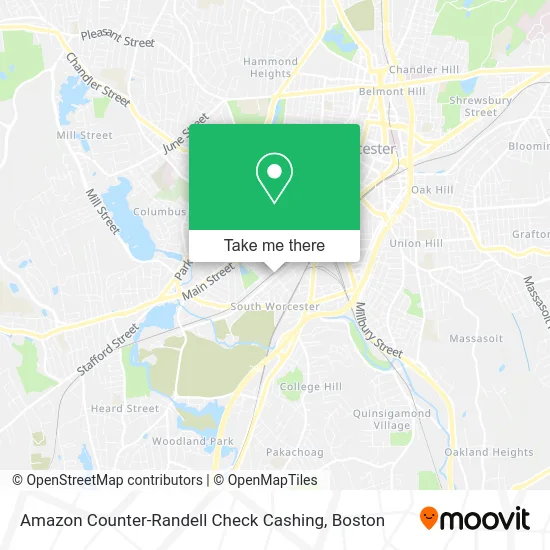 Amazon Counter-Randell Check Cashing map