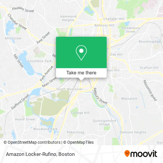 Amazon Locker-Rufino map