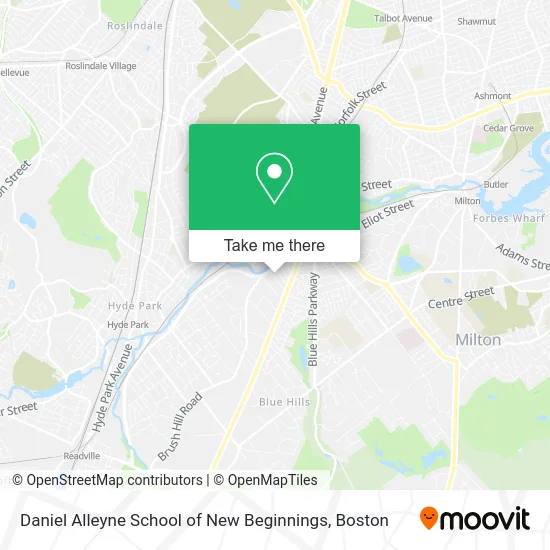 Daniel Alleyne School of New Beginnings map