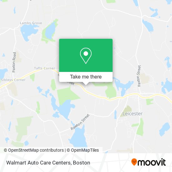 Walmart Auto Care Centers map