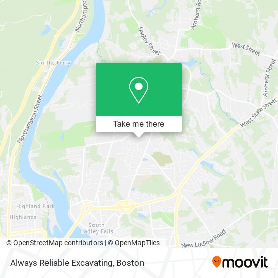 Always Reliable Excavating map