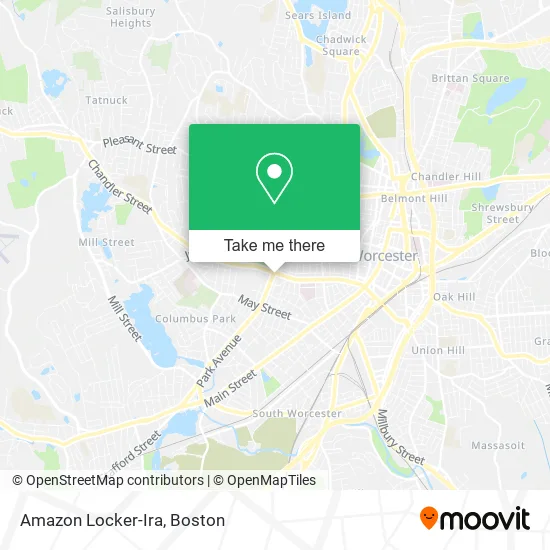 Amazon Locker-Ira map