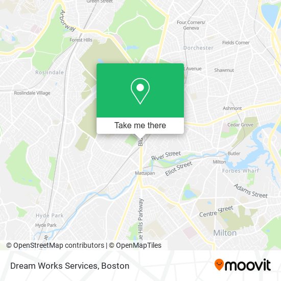Mapa de Dream Works Services