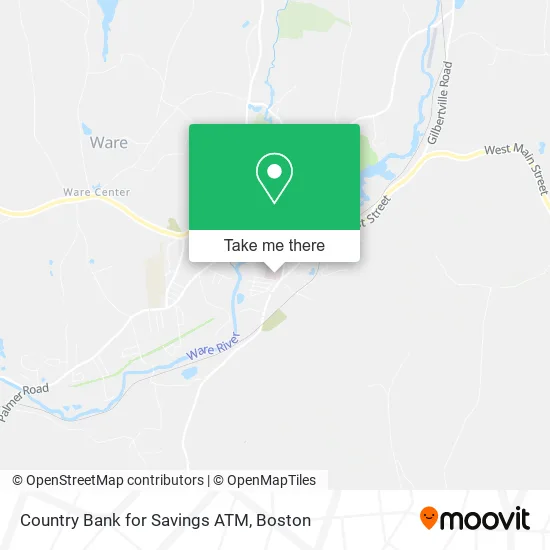 Country Bank for Savings ATM map