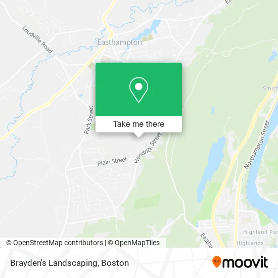 Brayden's Landscaping map