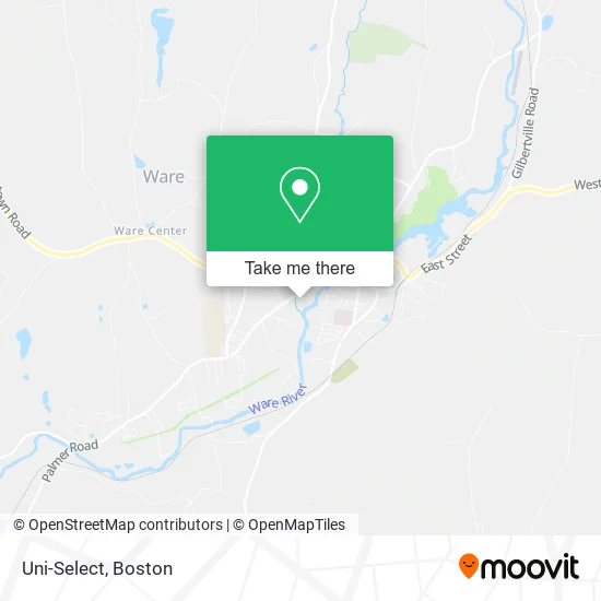 Uni-Select map