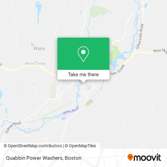 Quabbin Power Washers map
