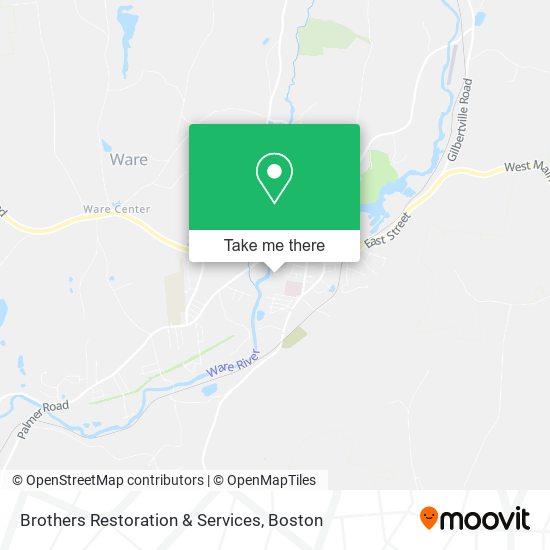 Brothers Restoration & Services map