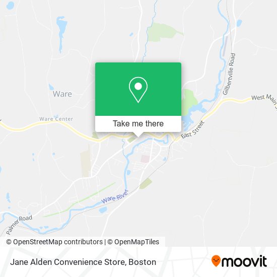 Jane Alden Convenience Store map