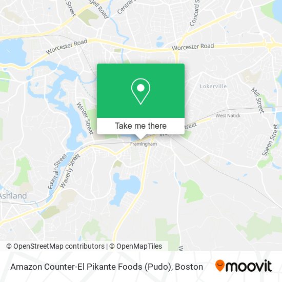 Amazon Counter-El Pikante Foods (Pudo) map