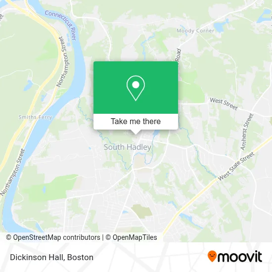 Dickinson Hall map