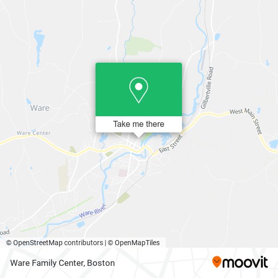 Ware Family Center map