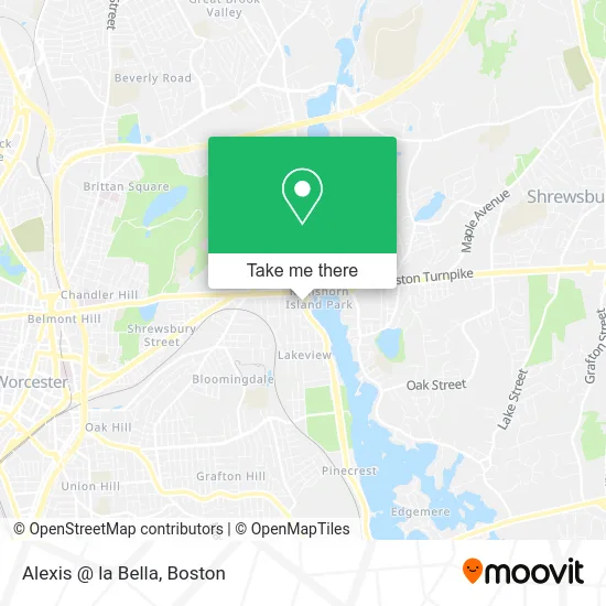 Alexis @ la Bella map