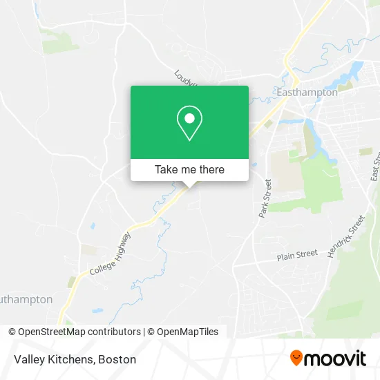 Valley Kitchens map