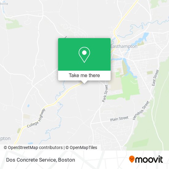 Dos Concrete Service map