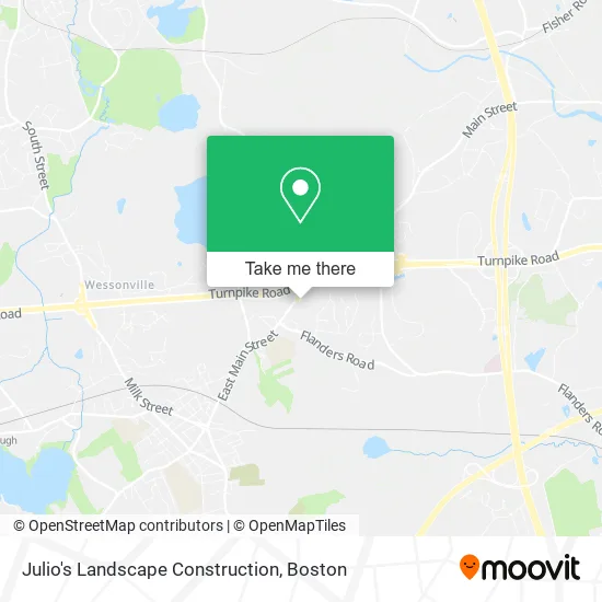 Julio's Landscape Construction map