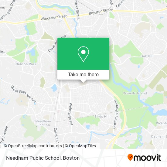 Mapa de Needham Public School